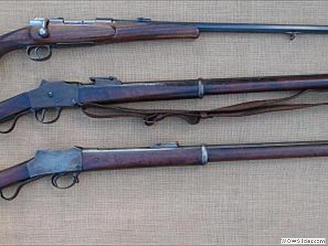 Boer Rifles - a selection