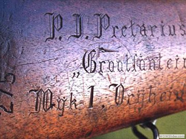 P.J. Pretorius, Vrijheid - on M95 Mauser